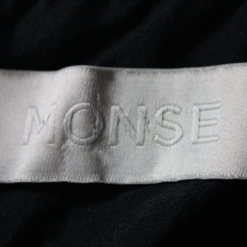 Monse Asymmetrical Black White Hounds Tooth Style Sleeveless Dress, Size Small - Picture 8 of 9